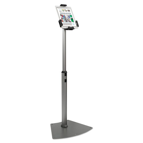Picture of Tablet Kiosk Floor Stand for 7" to 10" Tablets, Silver