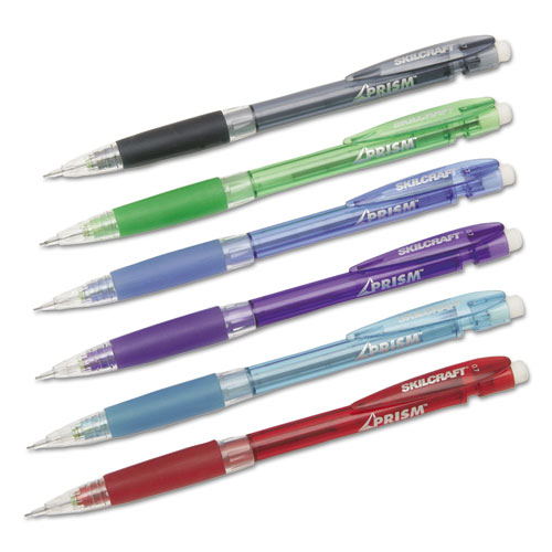 7520015654871%2C+SKILCRAFT+Prism+Mechanical+Pencil%2C+0.7+mm%2C+Black+Lead%2C+Assorted+Barrel+Colors%2C+Dozen