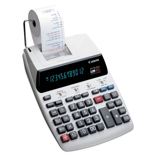Picture of P170-DH-3 Printing Calculator, Black/Red Print, 2.3 Lines/Sec