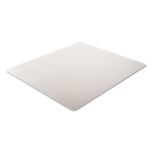 Picture of Occasional Use Studded Chair Mat for Flat Pile Carpet, 46 x 60, Rectangular, Clear