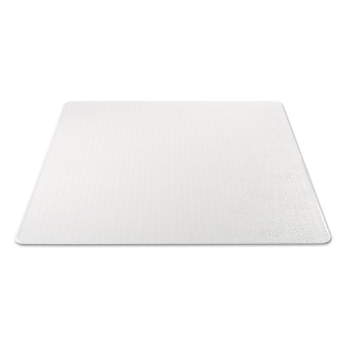 Picture of Occasional Use Studded Chair Mat for Flat Pile Carpet, 46 x 60, Rectangular, Clear