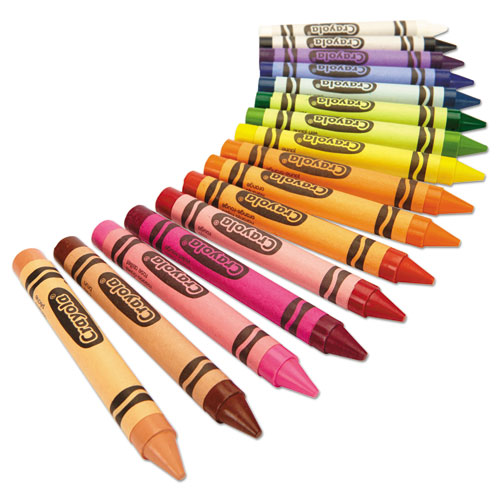 Picture of Large Crayons, Lift Lid Box, 16 Colors/Box