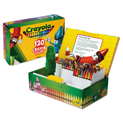 Picture of Classic Color Crayons, Tuck Box, 120/Box