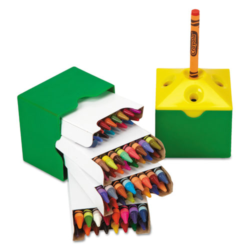 Picture of Classpack Regular Crayons, Assorted, 13 Caddies, 832/Box