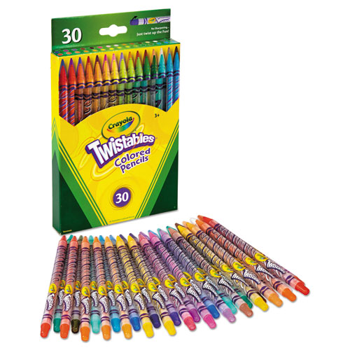 Picture of Twistables Colored Pencils, 2 mm, 2B, Assorted Lead and Barrel Colors, 30/Pack