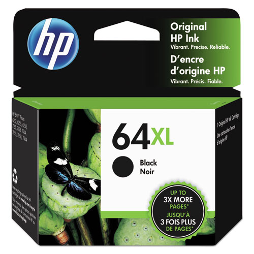 HP+64xl%2C+%28n9j92an%29+High-Yield+Black+Original+Ink+Cartridge