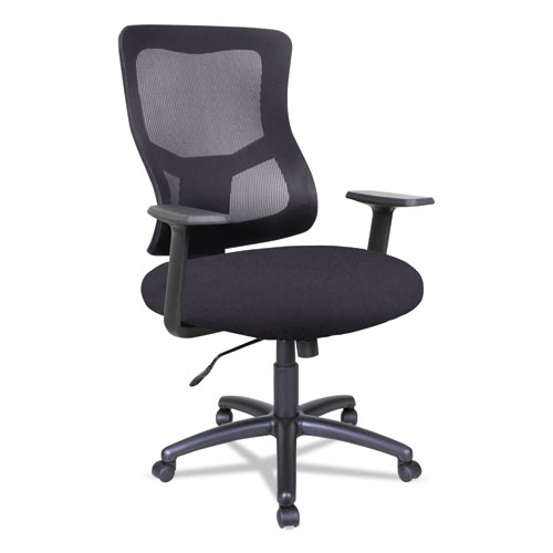 Picture of Alera Elusion II Series Mesh Mid-Back Swivel/Tilt Chair, Supports Up to 275 lb, 18.11" to 21.77" Seat Height, Black