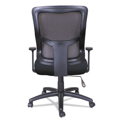 Picture of Alera Elusion II Series Mesh Mid-Back Swivel/Tilt Chair, Supports Up to 275 lb, 18.11" to 21.77" Seat Height, Black