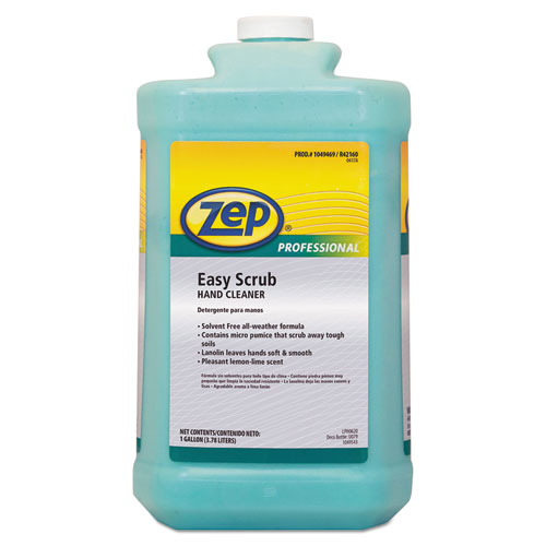 Picture of Industrial Hand Cleaner, Easy Scrub, Lemon, 1 gal Bottle, 4/Carton