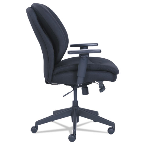 Picture of Cosset Ergonomic Task Chair, Supports Up to 275 lb, 19.5" to 22.5" Seat Height, Black