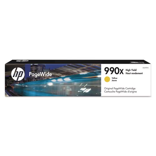 Picture of HP 990X, (M0J97AN) High-Yield Yellow Original PageWide Cartridge