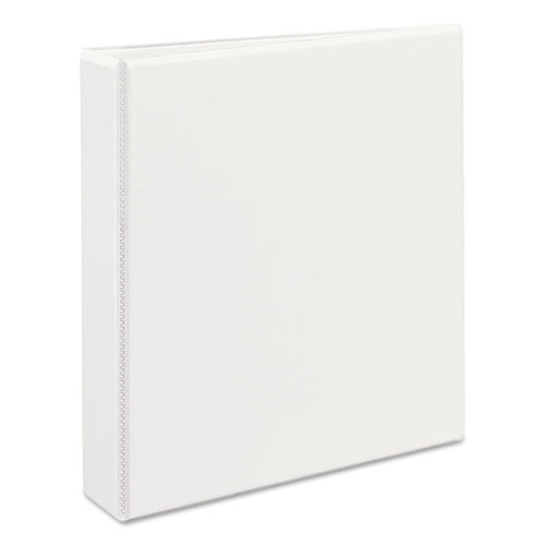 Picture of Heavy-Duty View Binder with DuraHinge and One Touch EZD Rings, 3 Rings, 1.5" Capacity, 11 x 8.5, White