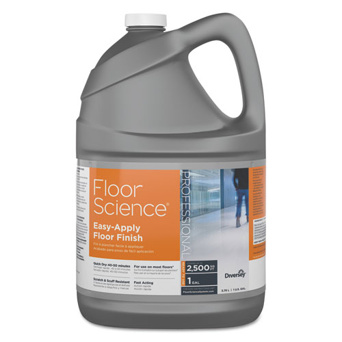 Picture of Floor Science Easy Apply Floor Finish, Ammonia Scent, 1 gal Container, 4/Carton