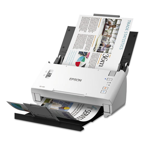 Picture of DS-410 Document Scanner, 600 dpi Optical Resolution, 50-Sheet Duplex Auto Document Feeder