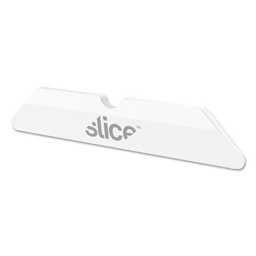 Picture of Safety Box Cutter Blades, Rounded Tip, Ceramic Zirconium Oxide, 4/Pack