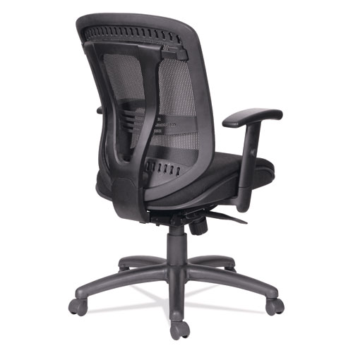 Picture of Alera Eon Series Multifunction Mid-Back Cushioned Mesh Chair, Supports Up to 275 lb, 18.11" to 21.37" Seat Height, Black