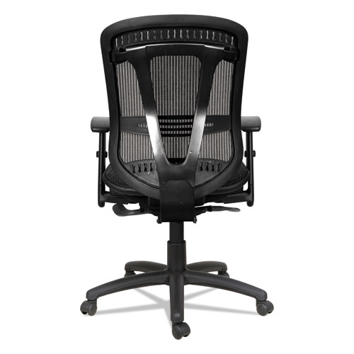 Picture of Alera Eon Series Multifunction Mid-Back Suspension Mesh Chair, Supports Up to 275 lb, 17.51" to 21.25" Seat Height, Black