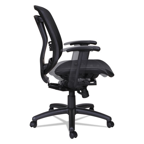 Picture of Alera Eon Series Multifunction Mid-Back Suspension Mesh Chair, Supports Up to 275 lb, 17.51" to 21.25" Seat Height, Black
