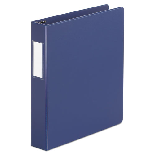 Deluxe+Non-View+D-Ring+Binder+With+Label+Holder%2C+3+Rings%2C+1.5%26quot%3B+Capacity%2C+11+X+8.5%2C+Royal+Blue