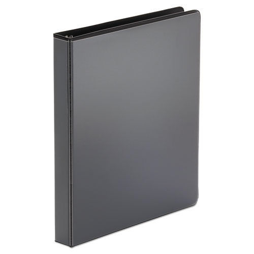 Picture of Economy Round Ring View Binder, 3 Rings, 1" Capacity, 11 x 8.5, Black