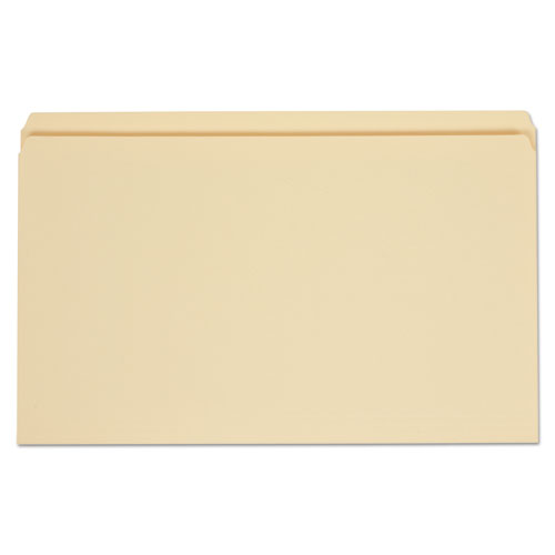 Picture of Top Tab File Folders, Straight Tabs, Legal Size, 0.75" Expansion, Manila, 100/Box