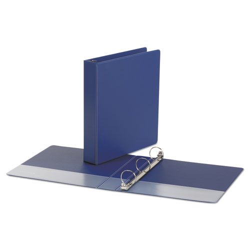 Picture of Economy Non-View Round Ring Binder, 3 Rings, 1.5" Capacity, 11 x 8.5, Royal Blue