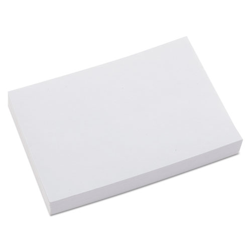 Picture of Unruled Index Cards, 4 x 6, White, 100/Pack