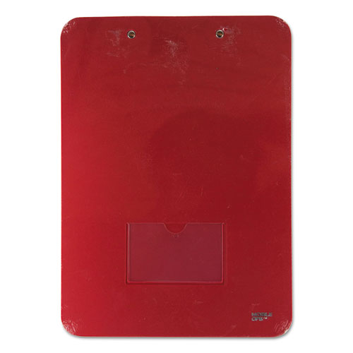 Picture of Unbreakable Recycled Clipboard, 0.25" Clip Capacity, Holds 8.5 x 11 Sheets, Red