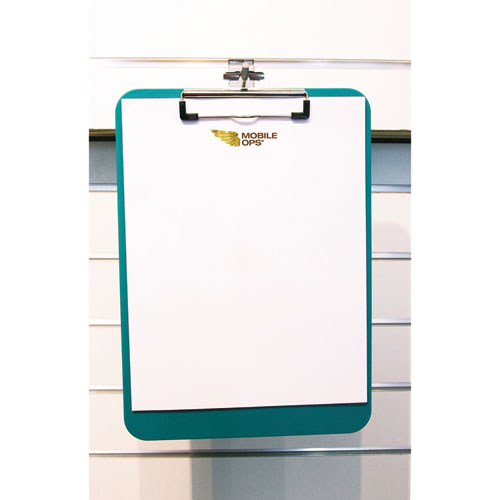 Picture of Unbreakable Recycled Clipboard, 0.25" Clip Capacity, Holds 8.5 x 11 Sheets, Green