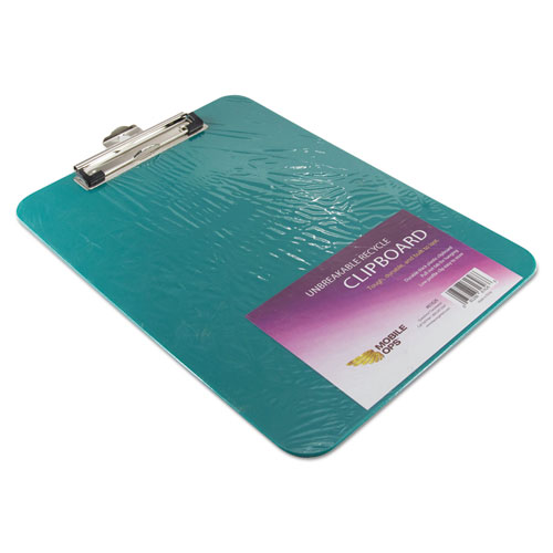 Picture of Unbreakable Recycled Clipboard, 0.25" Clip Capacity, Holds 8.5 x 11 Sheets, Green