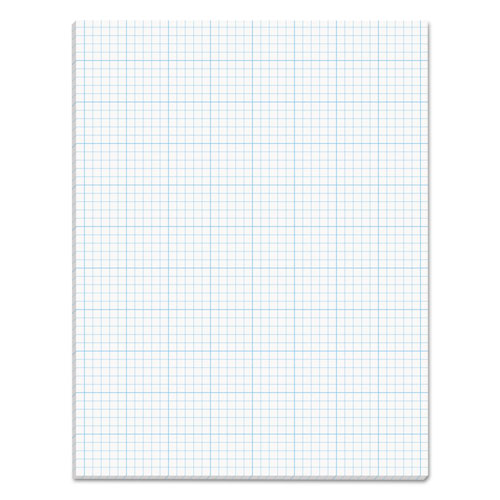 Cross Section Pads, Cross-Section Quadrille Rule (5 Sq/in, 1 Sq/in), 50 White 8.5 X 11 Sheets