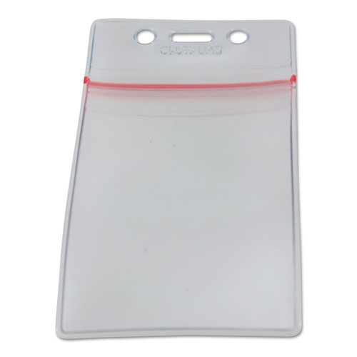 Picture of Sealable Cardholder, Vertical, 2.62 x 3.75, Clear, 50/Pack