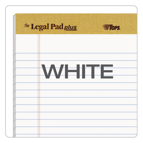 Picture of "The Legal Pad" Plus Ruled Perforated Pads with 40 pt. Back, Narrow Rule, 50 White 5 x 8 Sheets, Dozen