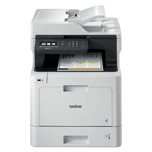 Mfcl8610cdw+Business+Color+Laser+All-In-One+Printer+With+Duplex+Printing+And+Wireless+Networking