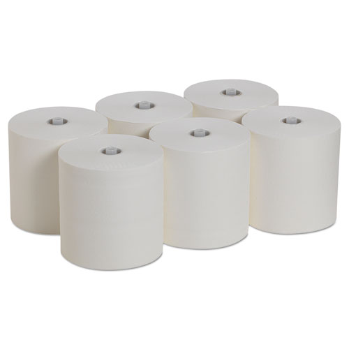 Pacific+Blue+Ultra+Paper+Towels%2C+1-Ply%2C+7.87%26quot%3B+x+1%2C150+ft%2C+White%2C+6+Rolls%2FCarton