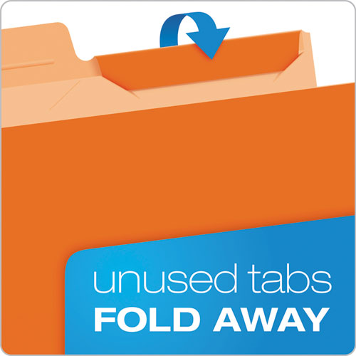 Picture of Ready-Tab Reinforced File Folders, 1/3-Cut Tabs: Assorted, Letter Size, Assorted Colors, 50/Pack