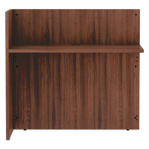 Picture of Alera Valencia Series Reversible Reception Return, 44.13w x 23.63d x 41.5h, Modern Walnut
