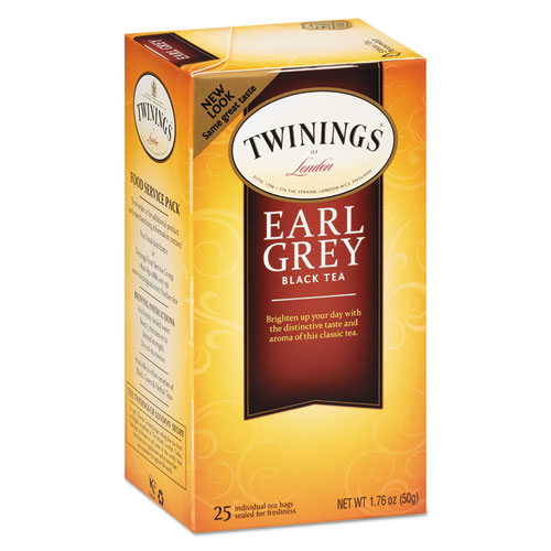 Picture of Tea Bags, Earl Grey, 1.76 oz, 25/Box