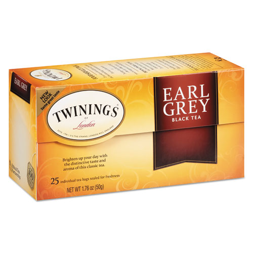 Picture of Tea Bags, Earl Grey, 1.76 oz, 25/Box