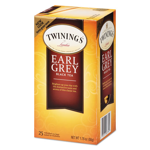 Picture of Tea Bags, Earl Grey, 1.76 oz, 25/Box