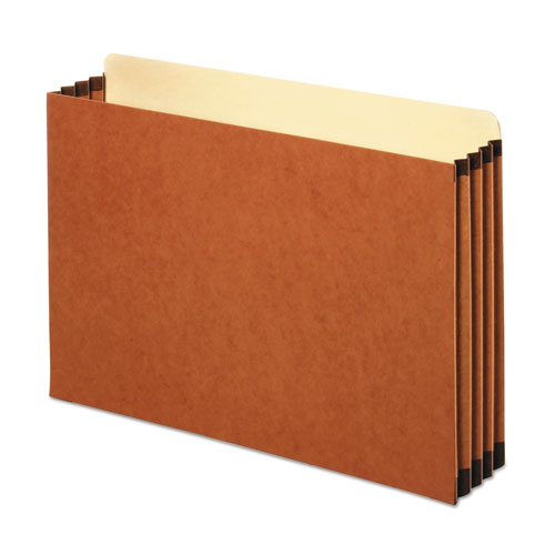 Picture of File Cabinet Pockets, 3.5" Expansion, Legal Size, Redrope, 10/Box