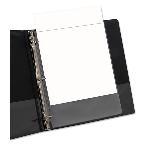 Picture of Top-Load Poly/Vinyl Three-Hole Sheet Protectors, Heavy Wt, Letter, 50/Box