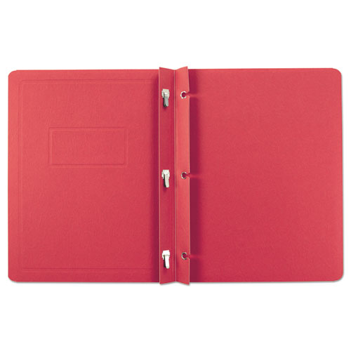 Picture of Report Cover, Three-Prong Fastener, 0.5" Capacity, 8.5 x 11, Red/Red, 25/Box