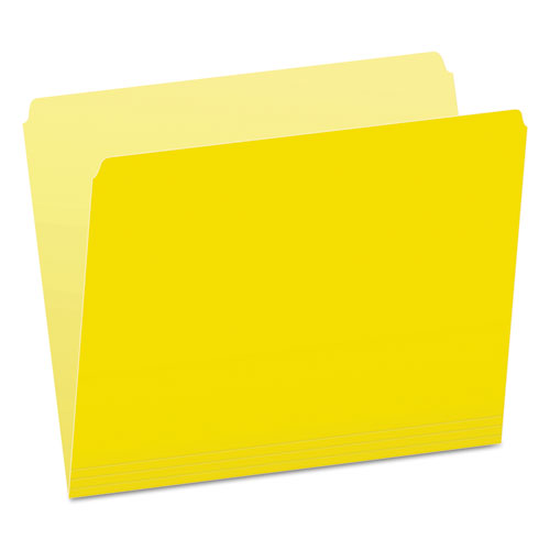 Colored+File+Folders%2C+Straight+Tabs%2C+Letter+Size%2C+Yellow%2FLight+Yellow%2C+100%2FBox