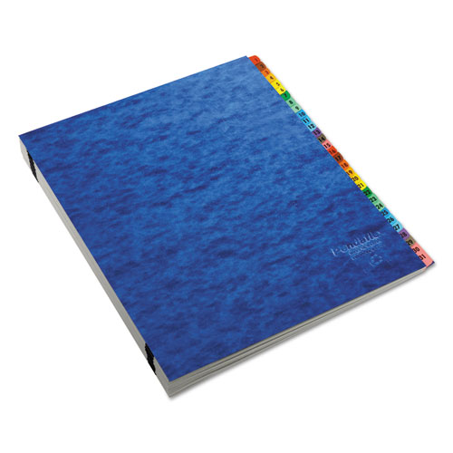 Picture of Expanding Desk File, 23 Dividers, Alpha Index, Letter Size, Blue Cover