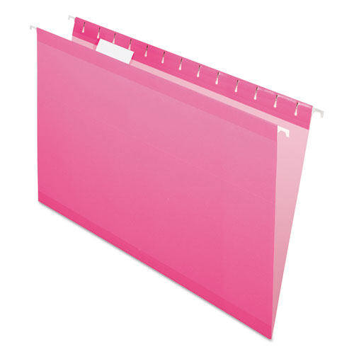 Colored+Reinforced+Hanging+Folders%2C+Legal+Size%2C+1%2F5-Cut+Tabs%2C+Pink%2C+25%2FBox