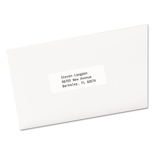 Picture of Copier Mailing Labels, Copiers, 1 x 2.81, White, 33/Sheet, 500 Sheets/Box