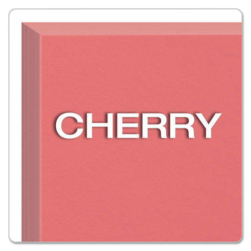 Picture of Unruled Index Cards, 3 x 5, Cherry, 100/Pack