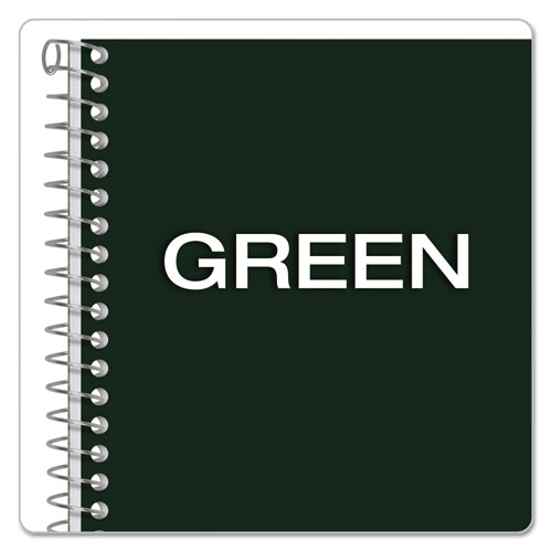 Picture of Earthwise by Oxford Recycled One-Subject Notebook, Narrow Rule, Green Cover, (80) 8 x 5 Sheets