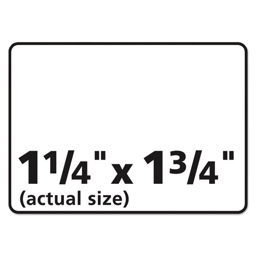 Picture of Durable Permanent ID Labels with TrueBlock Technology, Laser Printers, 1.25 x 1.75, White, 32/Sheet, 50 Sheets/Pack